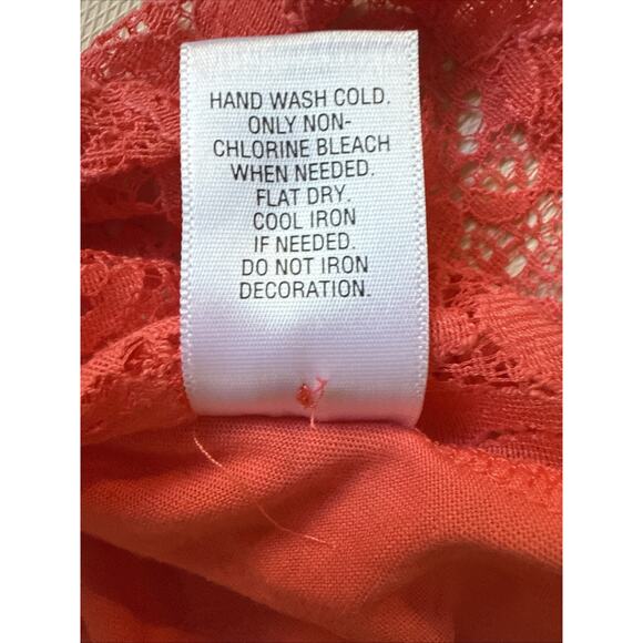 Princess Vera Wang Tank Top Women's XL Lace Collar Sleeveless - Picture 6 of 9